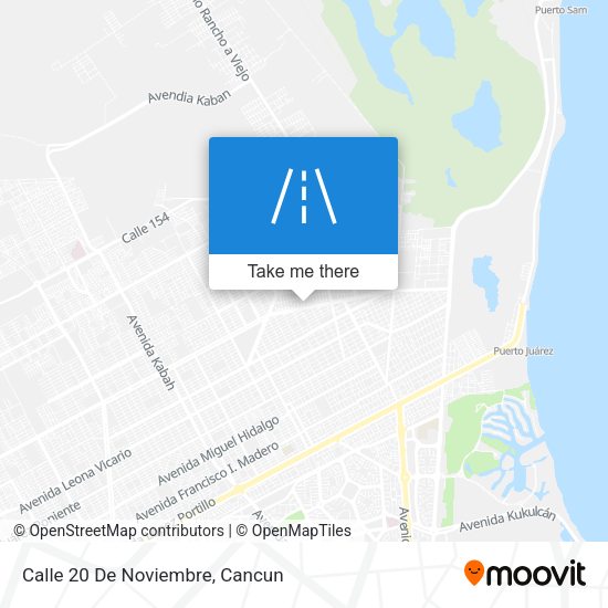 Mapa de Calle 20 De Noviembre