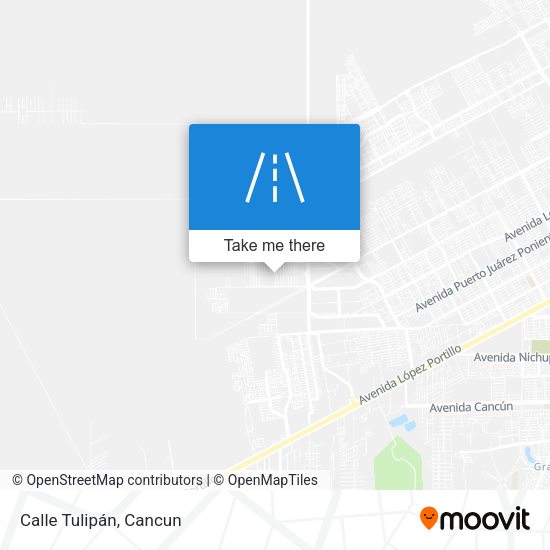 Mapa de Calle Tulipán