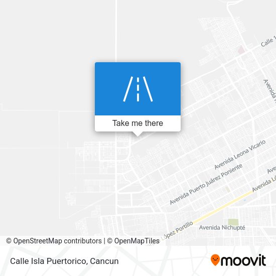 Mapa de Calle Isla Puertorico