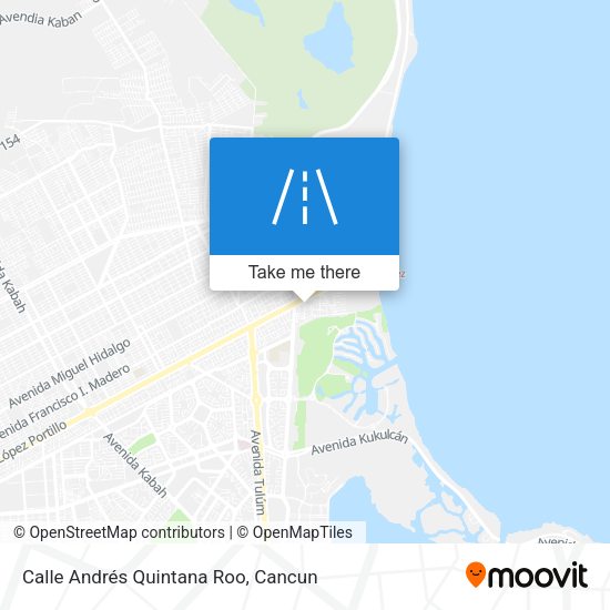 Mapa de Calle Andrés Quintana Roo