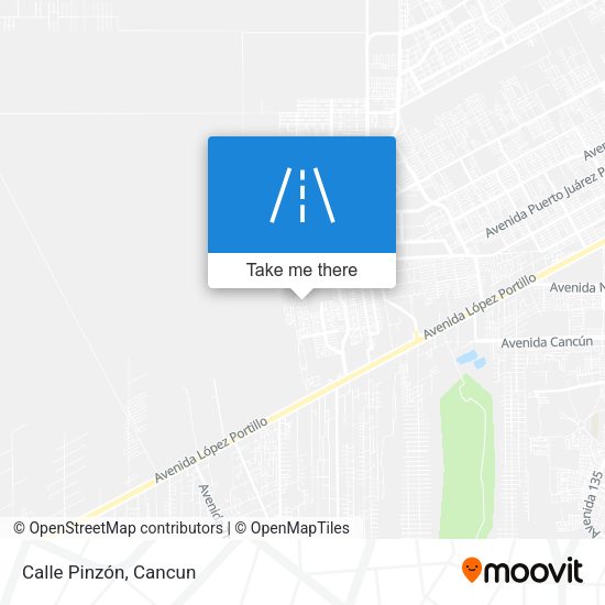 Mapa de Calle Pinzón
