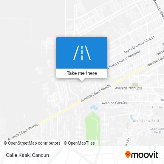Mapa de Calle Kaak