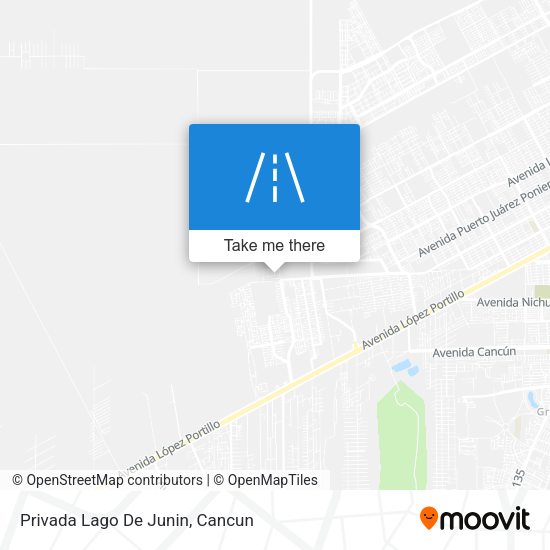 Privada Lago De Junin map