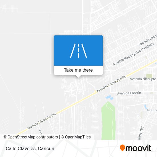 Mapa de Calle Claveles