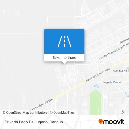 Privada Lago De Lugano map