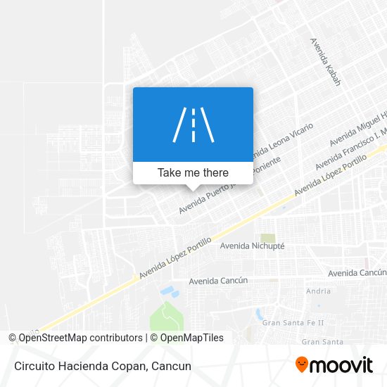 Mapa de Circuito Hacienda Copan