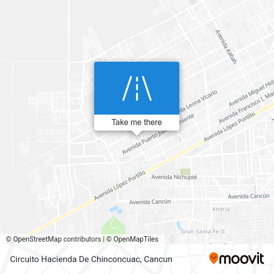 Mapa de Circuito Hacienda De Chinconcuac