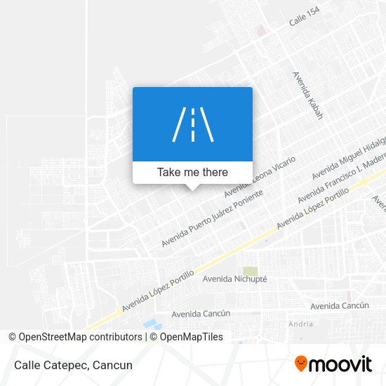 Calle Catepec map