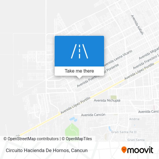 Circuito Hacienda De Hornos map