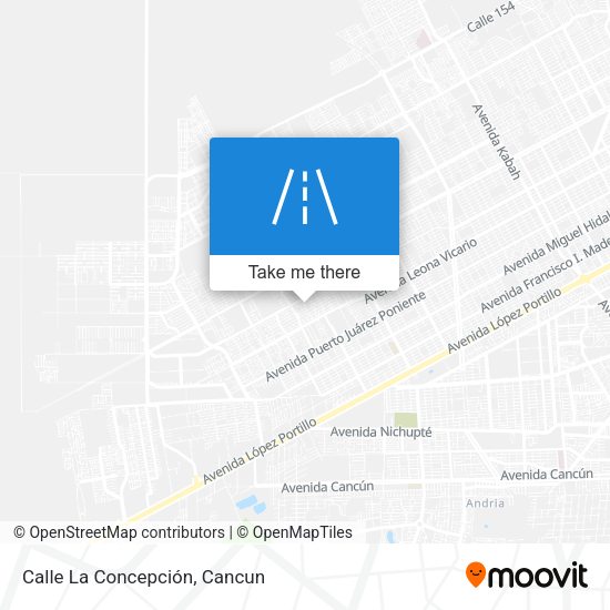 Calle La Concepción map