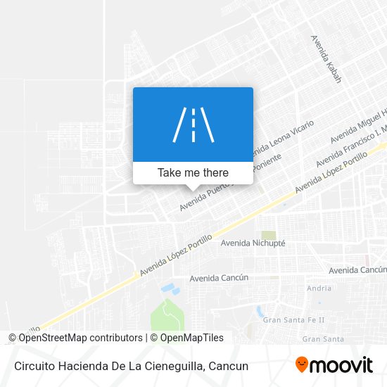 Mapa de Circuito Hacienda De La Cieneguilla