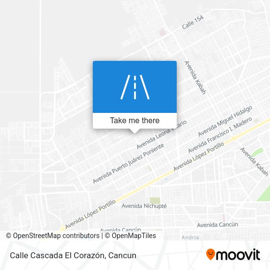 Calle Cascada El Corazón map