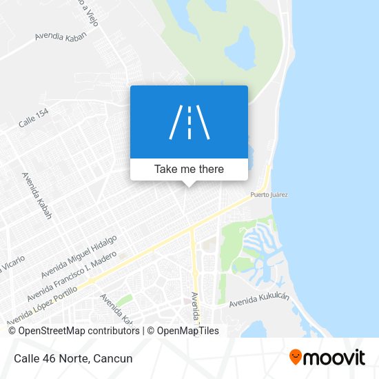 Mapa de Calle 46 Norte