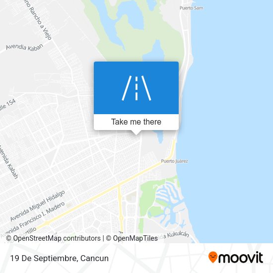 Mapa de 19 De Septiembre