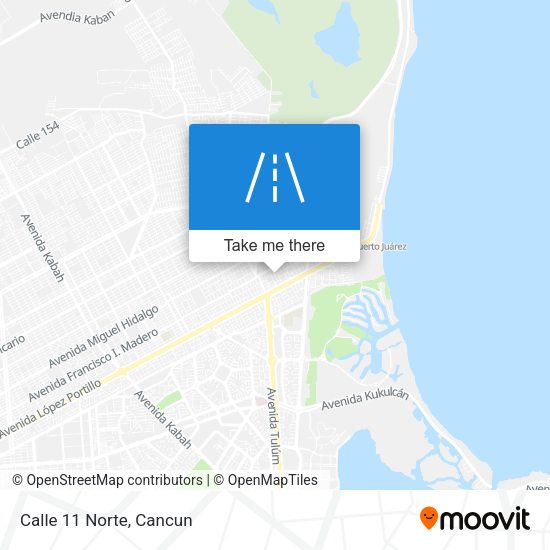 Mapa de Calle 11 Norte
