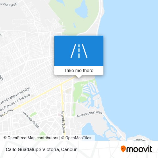 Mapa de Calle Guadalupe Victoria