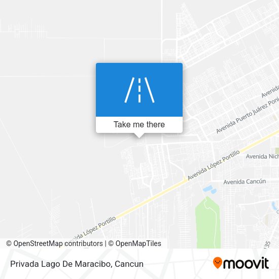 Mapa de Privada Lago De Maracibo