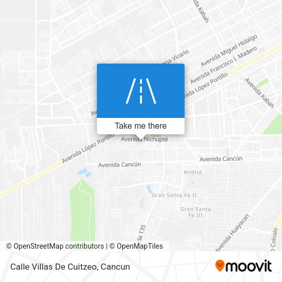 Mapa de Calle Villas De Cuitzeo