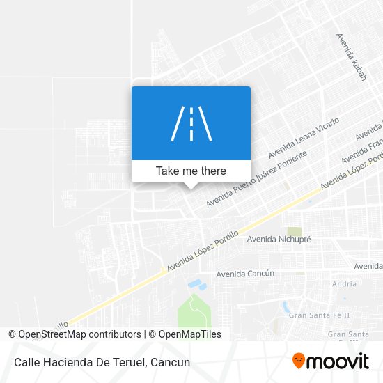 Calle Hacienda De Teruel map