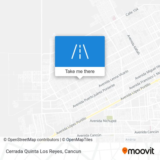 Mapa de Cerrada Quinta Los Reyes