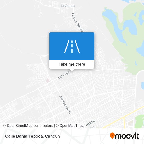 Mapa de Calle Bahía Tepoca