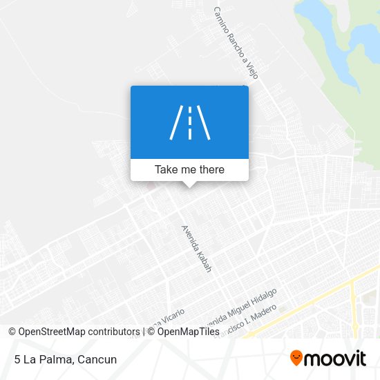 Mapa de 5 La Palma