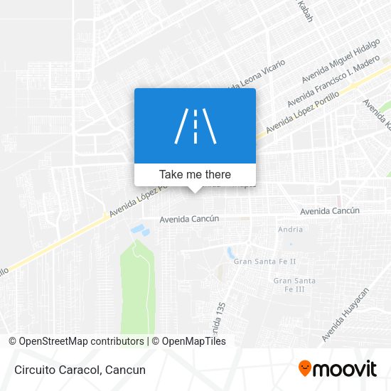 Mapa de Circuito Caracol