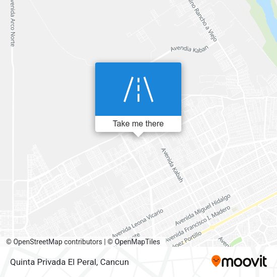 Quinta Privada El Peral map