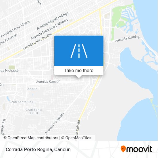 Mapa de Cerrada Porto Regina