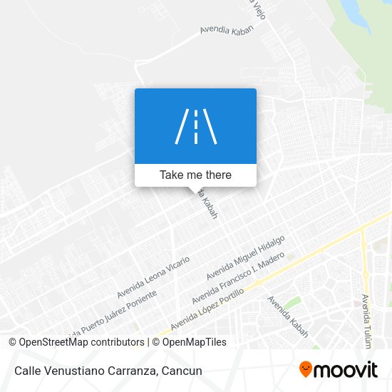 Calle Venustiano Carranza map