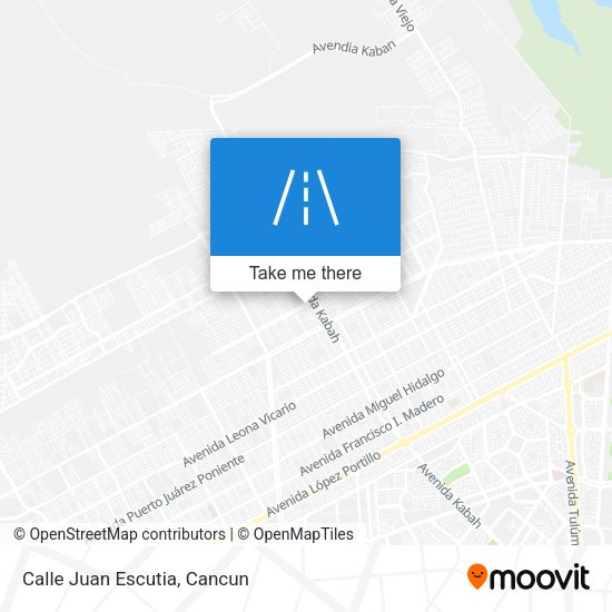 Mapa de Calle Juan Escutia