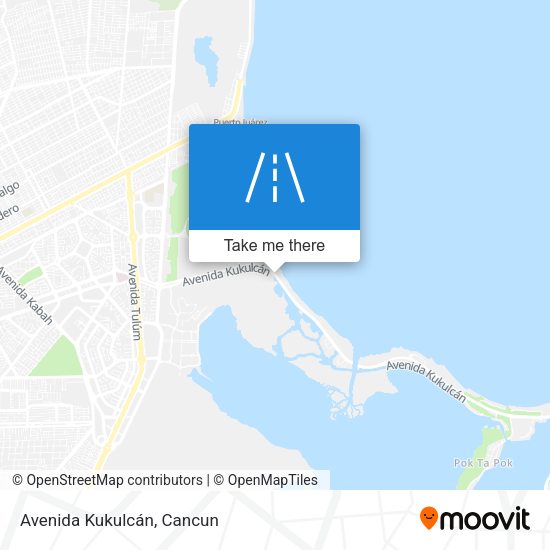 Avenida Kukulcán map