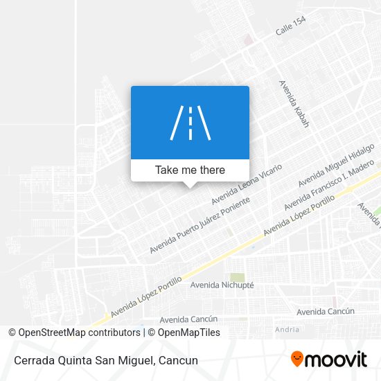 Mapa de Cerrada Quinta San Miguel