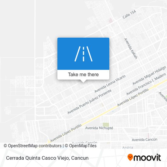 Cerrada Quinta Casco Viejo map