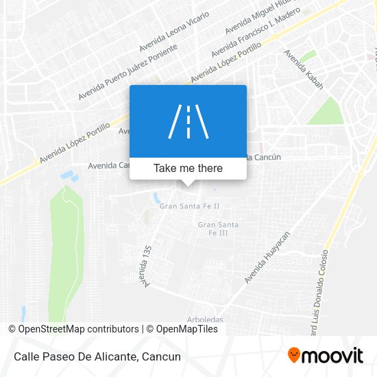 Calle Paseo De Alicante map