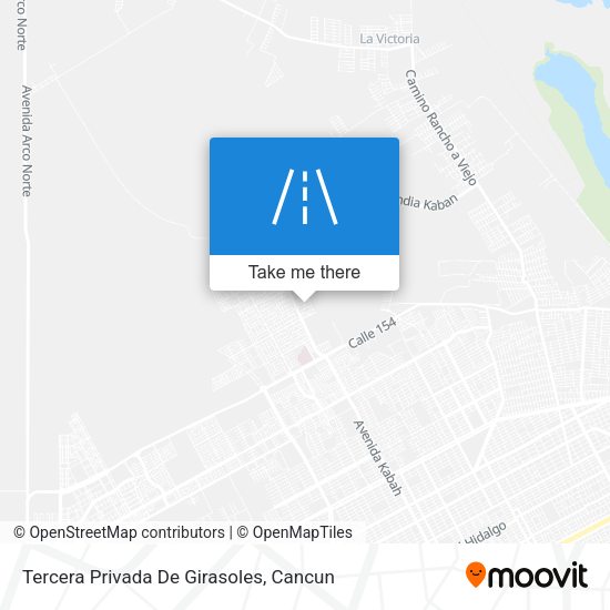 Mapa de Tercera Privada De Girasoles