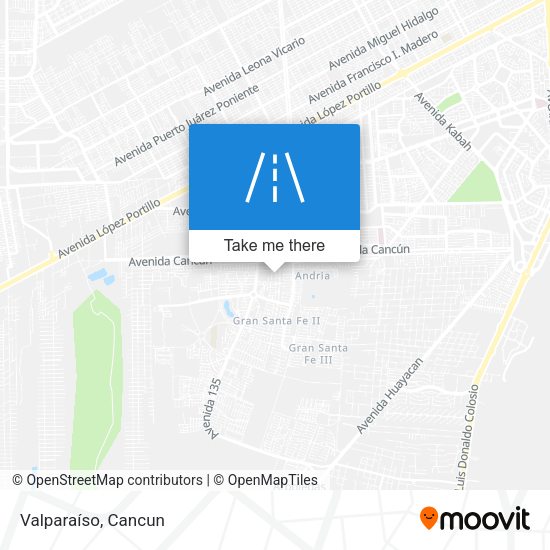 Mapa de Valparaíso