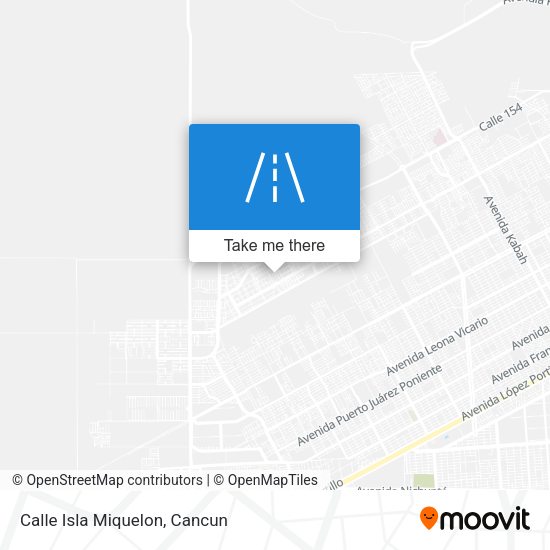 Calle Isla Miquelon map