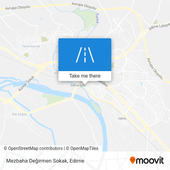 Mezbaha Değirmen Sokak map