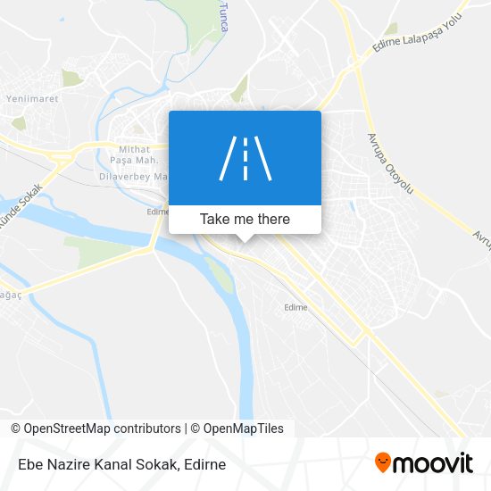 Ebe Nazire Kanal Sokak map