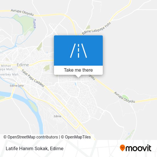 Latife Hanım Sokak map