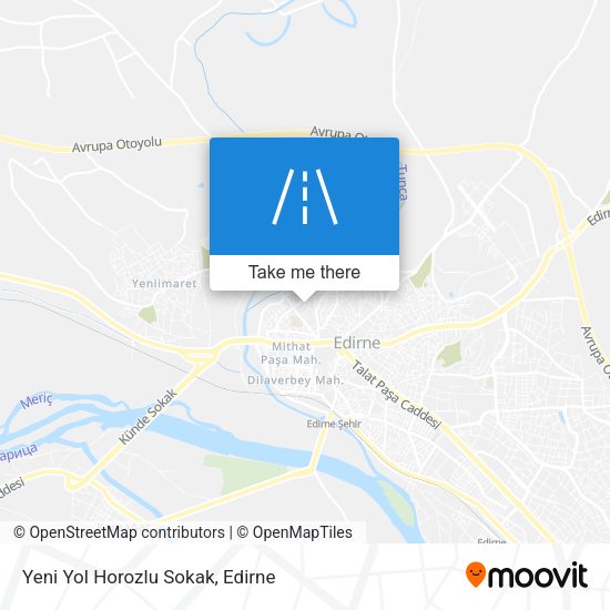 Yeni Yol Horozlu Sokak map