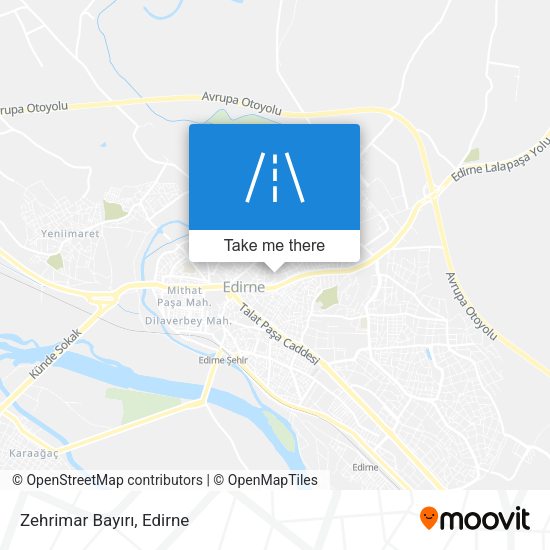 Zehrimar Bayırı map