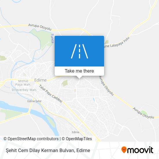 Şehit Cem Dilay Kerman Bulvarı map