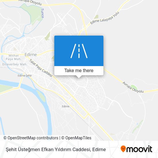 Şehit Üsteğmen Efkan Yıldırım Caddesi map
