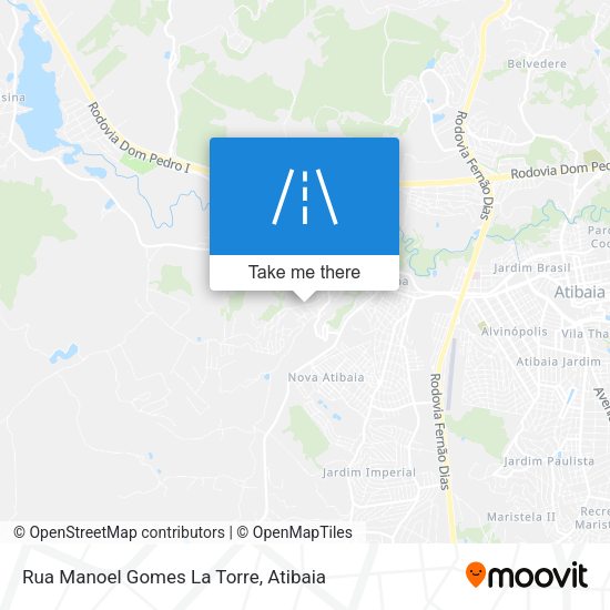Rua Manoel Gomes La Torre map