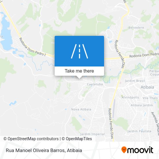 Rua Manoel Oliveira Barros map