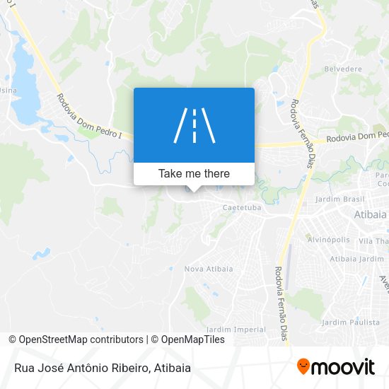 Rua José Antônio Ribeiro map