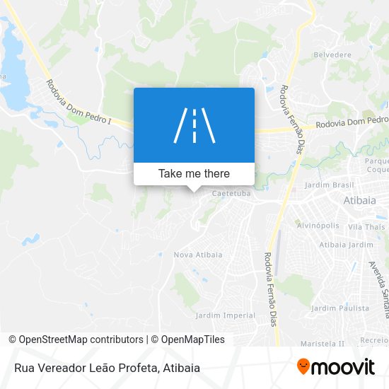 Rua Vereador Leão Profeta map