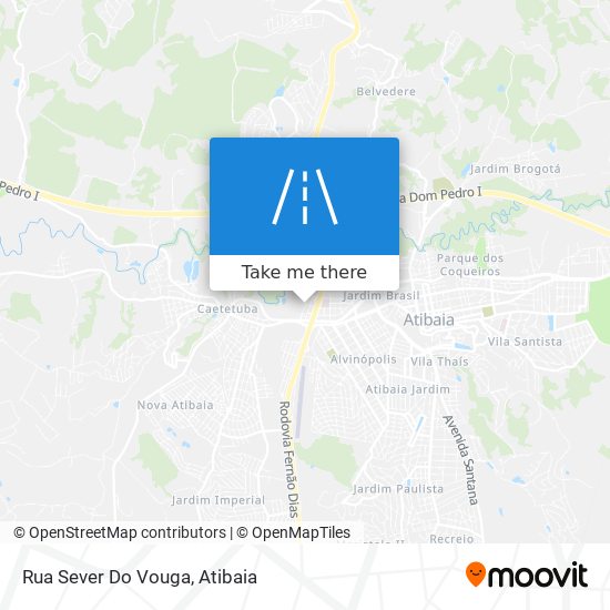 Rua Sever Do Vouga map